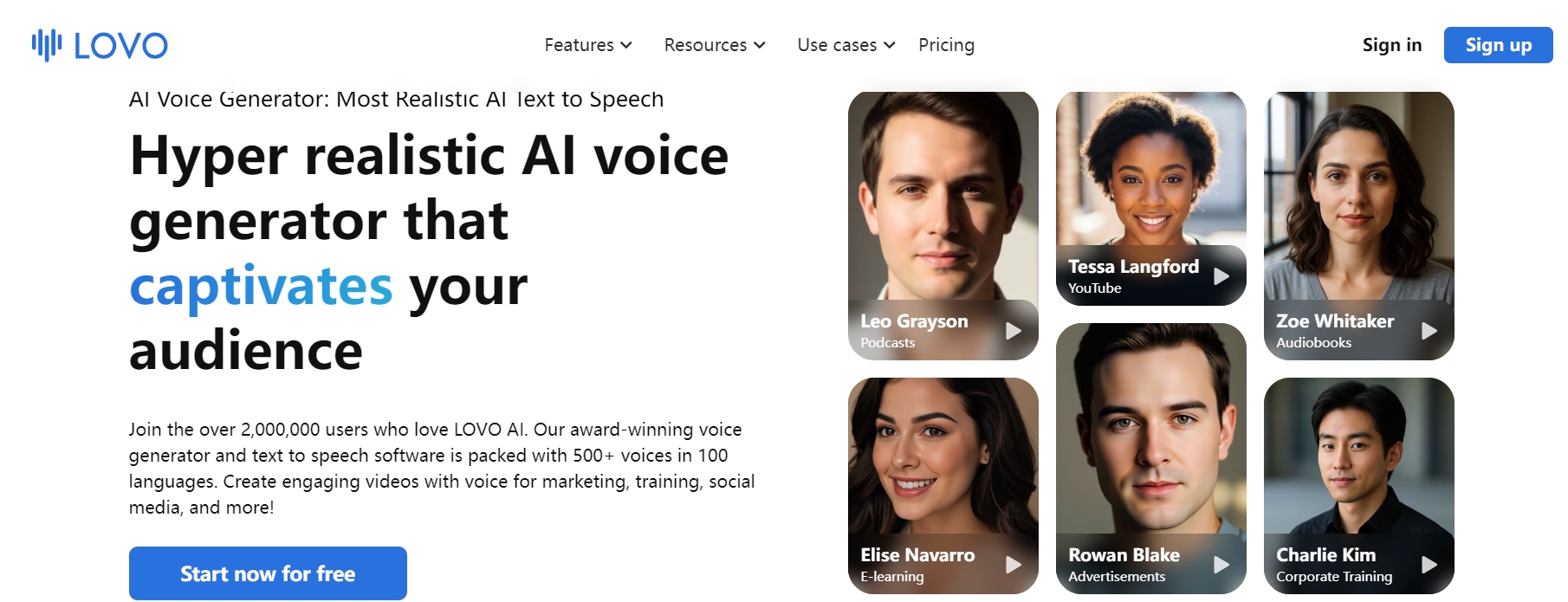 lovo-ai-genny-for-audiobook-production