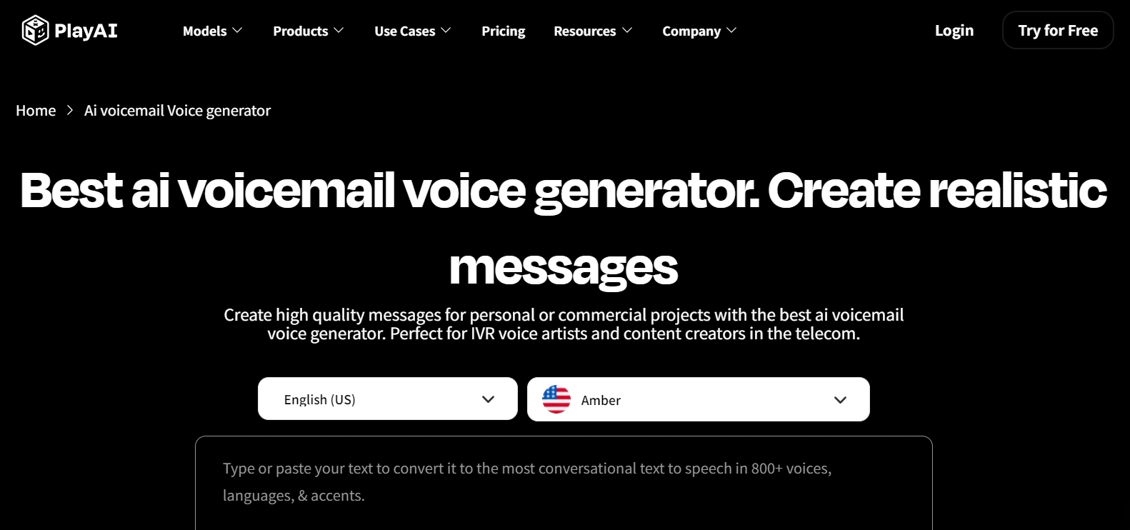 play.ht-voicemail-generator