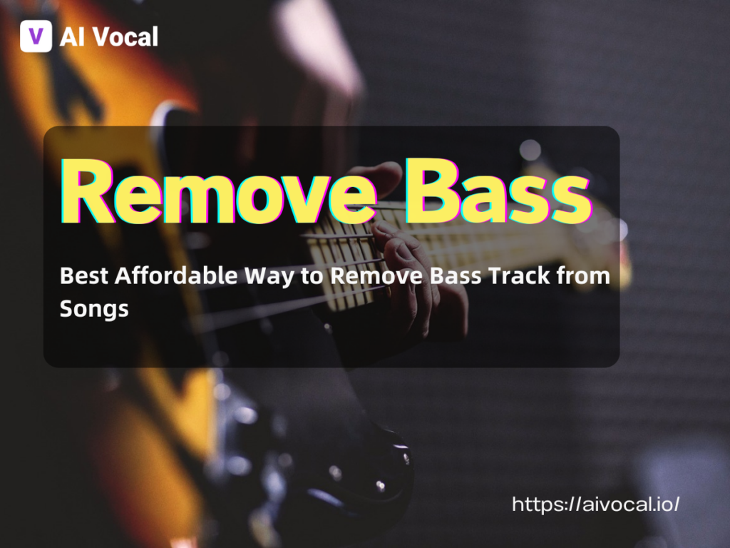 Best Affordable Way to Remove Bass Track from Songs