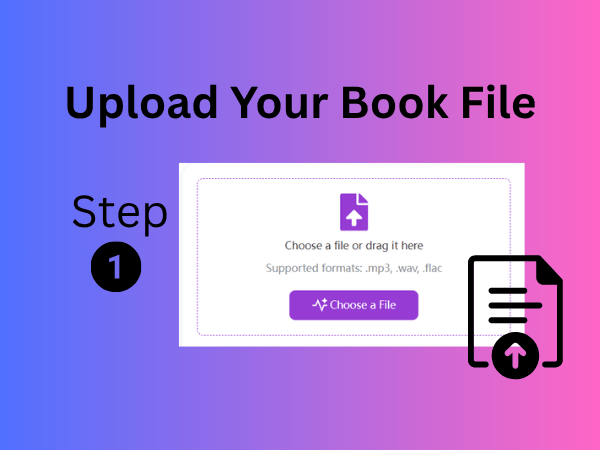 Step 1: Upload Your Book File