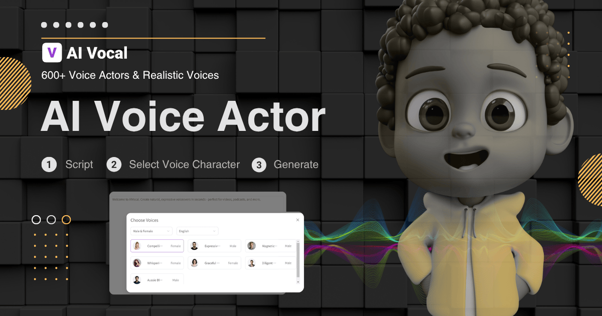 actor de voz IA: Mais de 600 Atores de Voz e Vozes Realistas