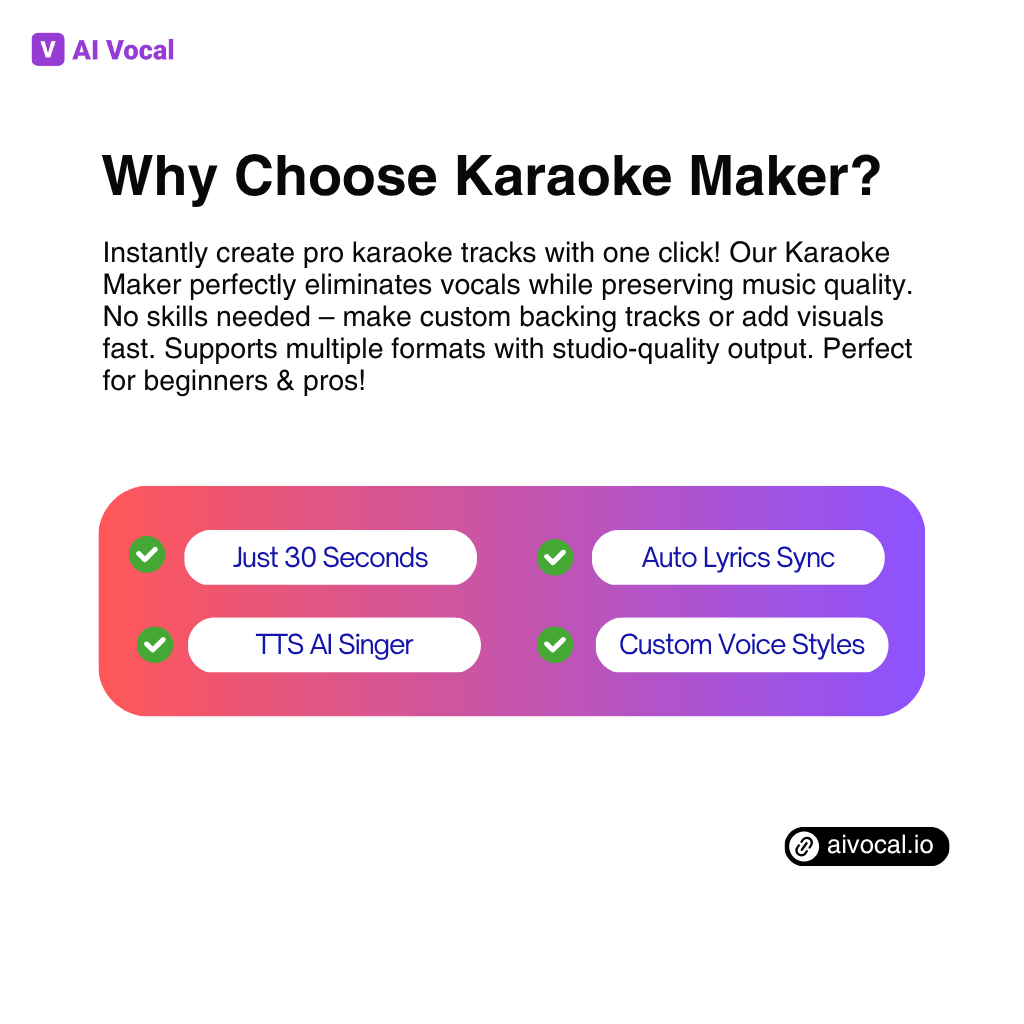 Why Choose Karaoke Maker?