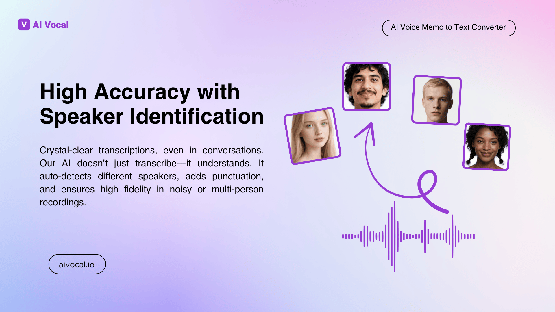 High Accuracy with Speaker Identification